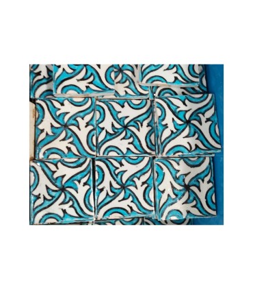 Carrelage Zellige Turquoise 5x5 cm - FEZ