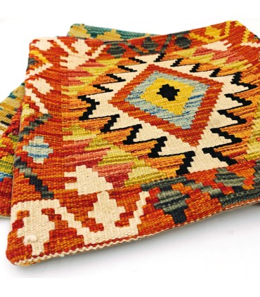 Traditional Afghan Kilim Cushion Cover: Handmade and Naturally Dyed