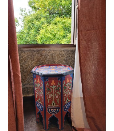 Octagonal Nightstand- 2 Sizes-Andalusí-Various Colors Online