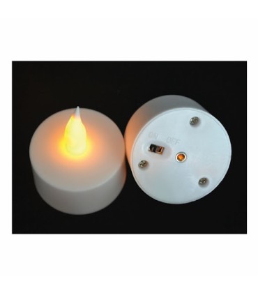 Bougie Led - Imitation Flamme de Feu - 4 cm - Sans Danger - À l'unité
