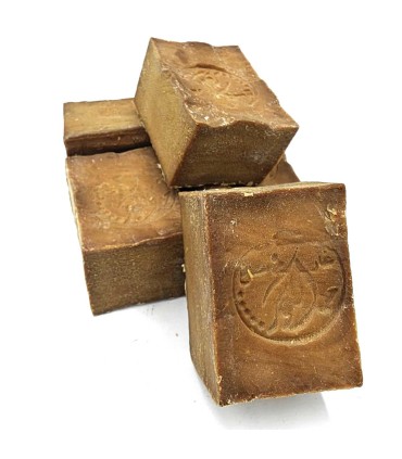 Pack de 5 Savons d'Alep avec 5% de Laurier et Huile d'Olive Extra - Vegan et Écologique