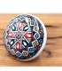 Glazed Ceramic Knob for Furniture and Doors - Ghuri Model
