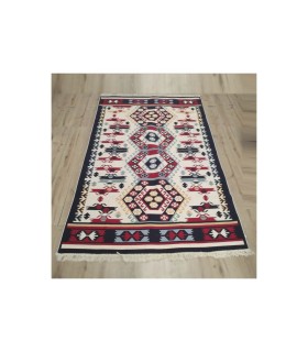 Tapis Ottoman Turc - Tapisserie aux Couleurs Vives pour Décoration Bohème et Arabe