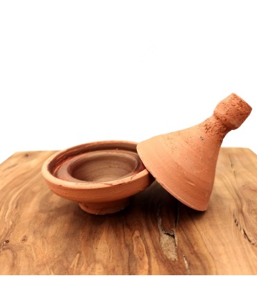 Berber Aker Fassi Lipstick in Ceramic Tajine - Intense Natural and Vegan Red