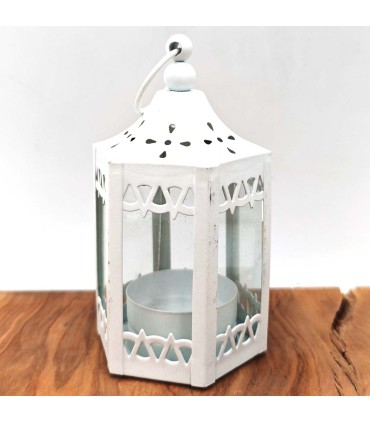 Candil Árabe - Dorado - Vela - 12 cm x 7 cm - Modelo 012