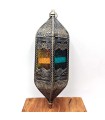 Arabian Carved Lantern Lamp - Aged Gold - 39 cm x 13 cm - Model 973