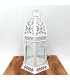 Fanale Arabo Traforato - Bianco - 25 cm x 12 cm - Modello 042
