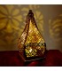 Lanterna Araba Traforata - Dorata - Modello Kubba 2 - Ramadan
