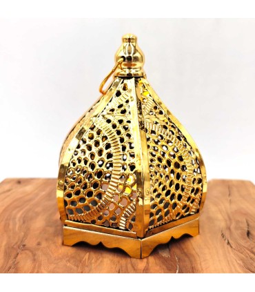 Arabian Carved Lantern - Gold - Kubba 3 Ramadan Model