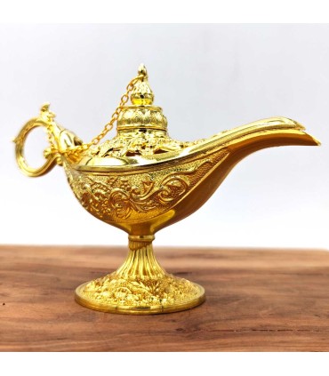 Vintage Aladdin Golden Lamp - Stainless Steel - Farha 1 Model - 3 Sizes