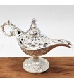 Vintage Aladdin Silberlampe - Edelstahl - Modell Farha 2 - 3 Größen