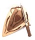 Wooden Shield and Sword Set - For Kids - Winterfell Model