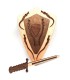 Conjunto de Escudo y Espada de Madera - Para Niños - Modelo Invernalia