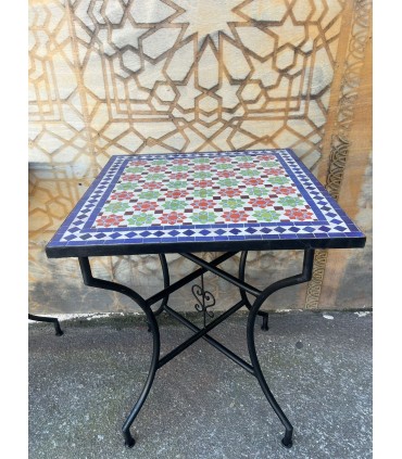 Mesa mosaico Cuadrada  - Modelo TIZNIT