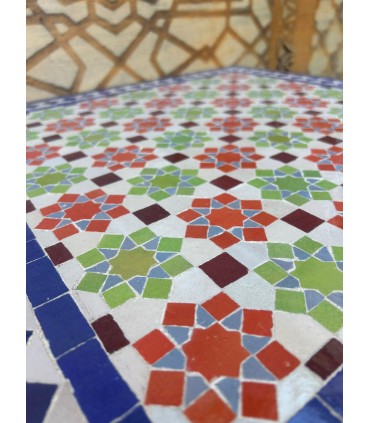 Mesa mosaico Cuadrada  - Modelo TIZNIT