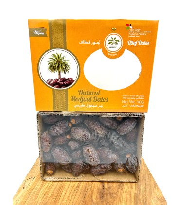 Medjoul Natural Datteln - PALÄSTINENSISCHES PRODUKT - Klasse 1 JUNIOR - QITAF