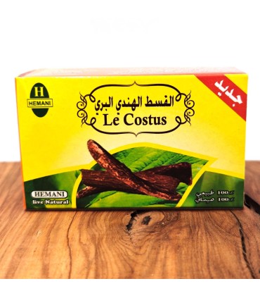 Le costus Indio - Indischer Costus hindi - 100% natürlich - 10gr