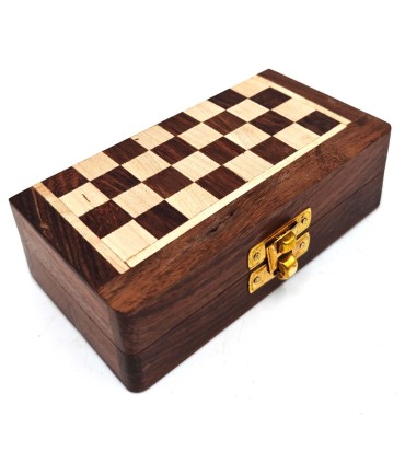 Mini Ajedrez Plegable de Viaje con Funda Interior – Imantado y Portátil