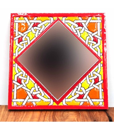 Alhambra Style Mirror Tile - Elegant Decoration, Patio de los Leones Model