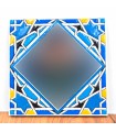 Piastrella Specchio Stile Alhambra - Decorazione Elegante, Modello Abencerrajes