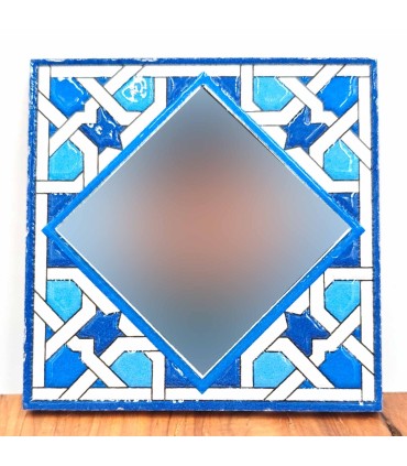 Azulejo Espejo Estilo Alhambra – Decoración Elegante, Modelo Baños Árabes