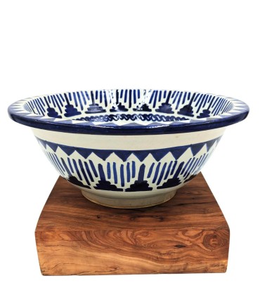 Arab Bathroom Sink Ceramic - Granada Craftsmanship - Fajalauza Style - Generalife Model