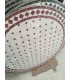 Mesa de Mosaico - Red Redondo - Azulejos Fez - Modelo KHAMRA MUDAWAR