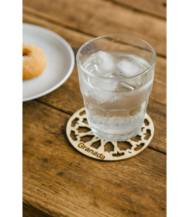 Custom Wood Coaster - Laser Engraving - Corporate Gift - Communion Weddings