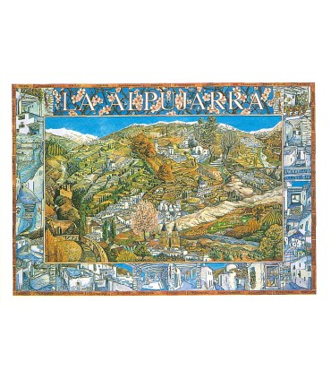 POSTER of La Alpujarra of Granada and Almería - Orgiva Soportujar Pampaneira