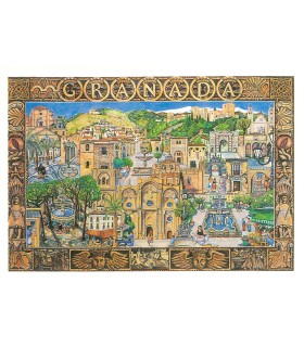 POSTER Granada City - Albaicín Alhambra