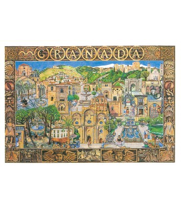 POSTER Granada City - Albaicín Alhambra
