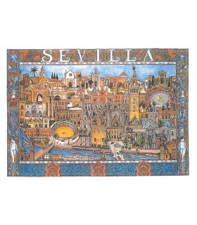 POSTER - Città di Siviglia - Piazza di Spagna - Giralda