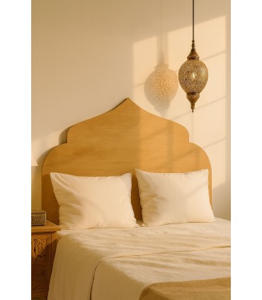 Cabeceira de Cama em Madeira - Treliça Andaluza - Geometria Mourisca - Várias Cores - Design Kaus