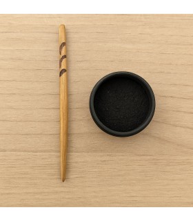 Bâtonnet applicateur de Khol - Bois naturel - Traditionnel marocain fait à la main - Modèle Asaya