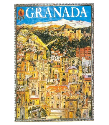 POSTER Granada Cidade e Sierra Nevada - Albaicín Alhambra