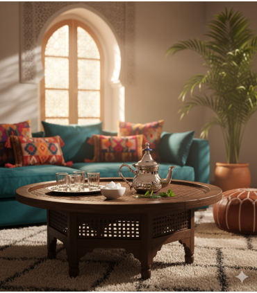 Tè arabo - alta qualità - teiera marocchina - acciaio-