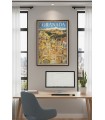 POSTER Granada Cidade e Sierra Nevada - Albaicín Alhambra