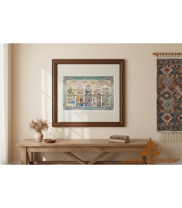 POSTER - Andalusia and its provinces - Arab Legacy - Malaga Granada Sevilla Cordoba