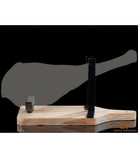 Supporto di legno per gamba di agnello prosciutto