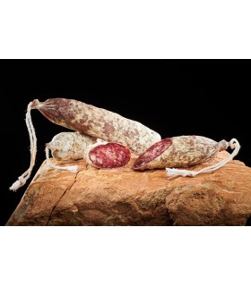 Salchichón de Ternera con Almendra - Tripa Halal – Calidad Premium - 330 g +/- Sabor Nazarí