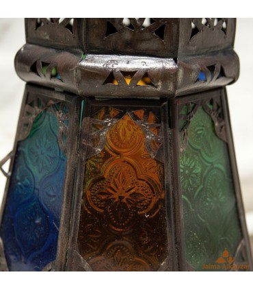 Farol Vela Octogonal Faro - Decoración Marroquí - Modelo BAHRI