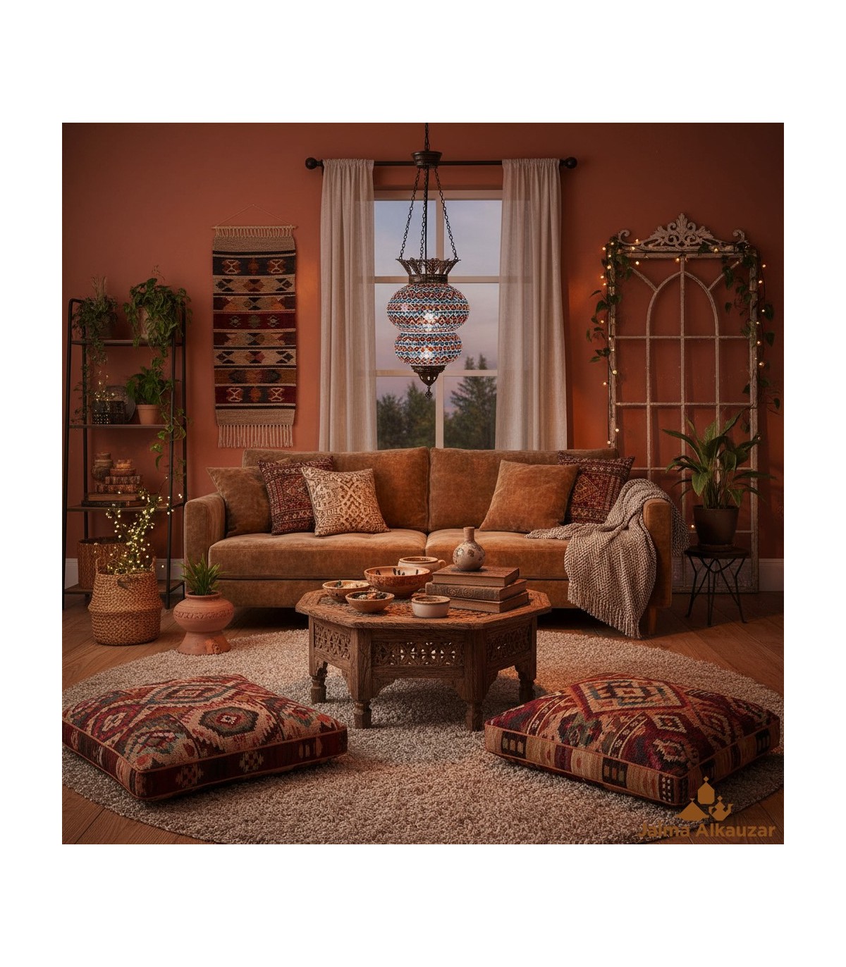 Deluxe Türkische Deckenlampe - Türkisches Kunsthandwerk - Osmanische Dekoration