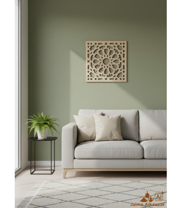 Wooden Lattice 60 x 60 cm - Ideal False Ceiling - Model SAQF