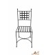 Handcrafted Moroccan Forge Chair - Rigid Structure