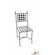 Handcrafted Moroccan Forge Chair - Rigid Structure
