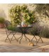 Wrought Iron Folding Garden Chair - Moroccan Crafts - Kursiyun Model