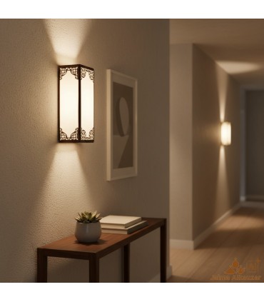 Crystal Wall Lamp - Translucent White - Arabic Decoration - QATAR Model