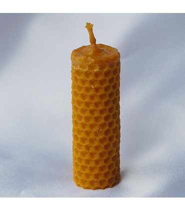 Round Virgin Wax Craftswoman guards of Bee - 8.5 x 3 cm