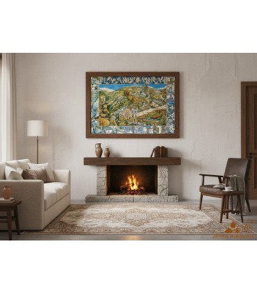 POSTER von La Alpujarra in Granada und Almería - Orgiva Soportujar Pampaneira