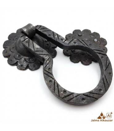 Türklopfergriff Rustikale Schmiedearbeiten Marokkanische Handwerkerschmiede - Griff im alten Vintage-Stil Nr. 3